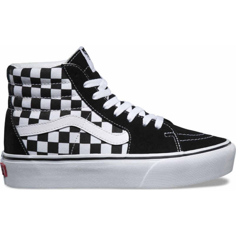 vans ward hi checkerboard men's skate shoes